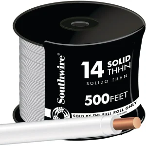 Southwire 500 ft. 14 AWG White Solid THHN Wire