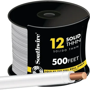 Southwire 500 ft. 12-AWG White Solid THHN Wire