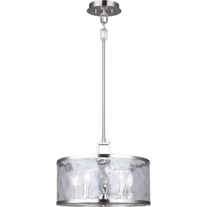 Home Impressions Cala Brushed Nickel 5 Bulb Pendant Light Fixture, 66.5 in