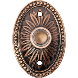 IQ America Bronze Lighted Doorbell Button