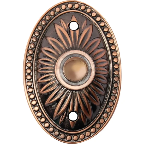 IQ America Bronze Lighted Doorbell Button