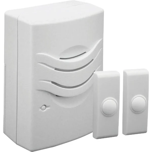 IQ America 2-Push Button Plug-In Wireless Door Chime