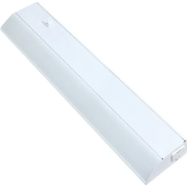 Good Earth Lighting Direct Wire White LED Under Cabinet Light Bar, 18 in