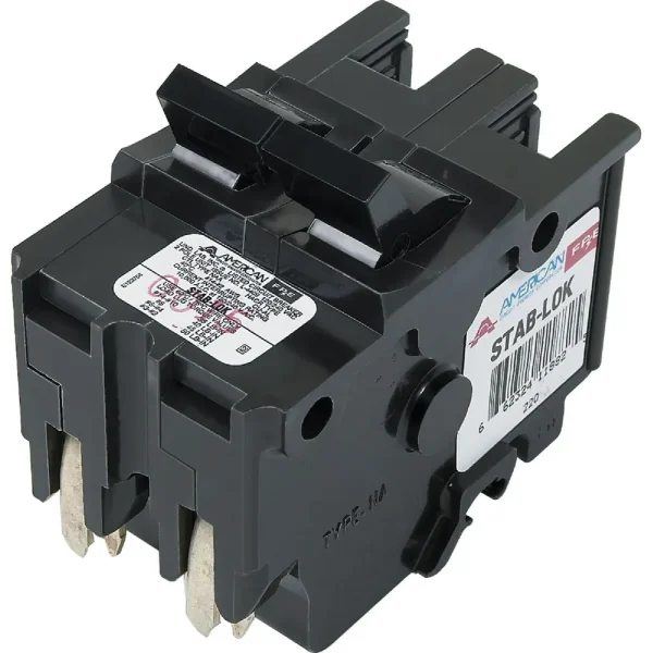 2-Pole Federal Pacific Packaged Circuit Breaker