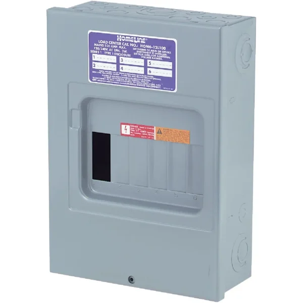 Square D Homeline 100A Indoor Main Lug Load Center
