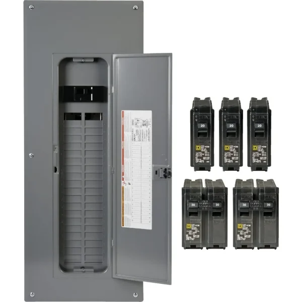 Square D Homeline 200A Value Pack Plug-On Neutral Load Center