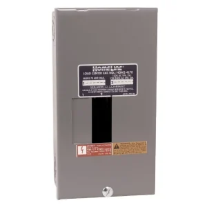Square D Homeline 70A Indoor Main Lug Load Center