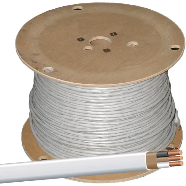 Romex 1000 Foot Solid White 14-2 NMW/G Wire