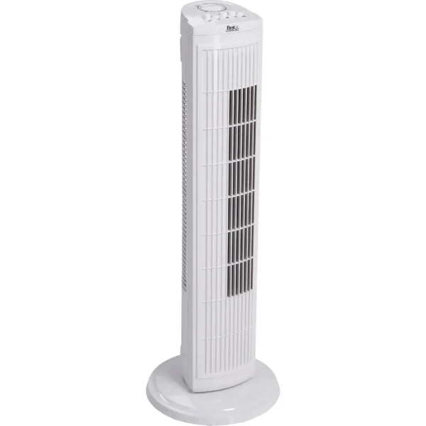 Best Comfort 3 Speed White Tower Fan, 30 in