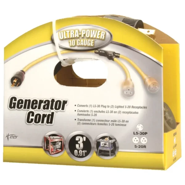 Coleman Cable Ultra-Power 10/3 Generator Cord