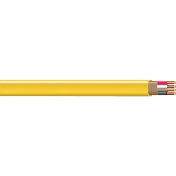Romex 100 ft. Solid Yellow 12-3 NMW/G Wire