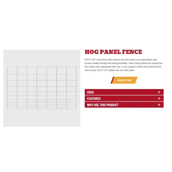 Hog Panel Fence