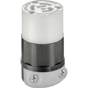 Leviton 15 Amp 125V 3-Wire 2-Pole Industrial Grade Locking Cord Connector