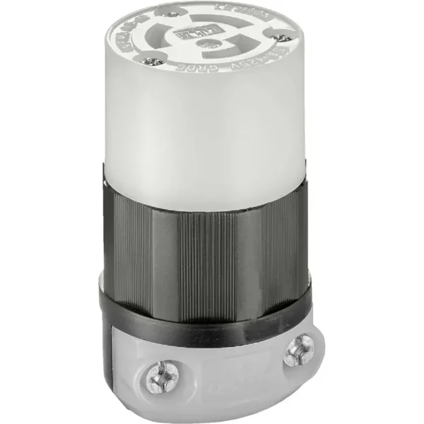 Leviton 15 Amp 125V 3-Wire 2-Pole Industrial Grade Locking Cord Connector