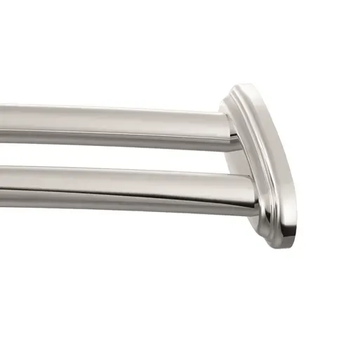 Moen Chrome Adjustable Double Curved Shower Rod