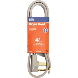 Do it Best 10/3 30-Amp Dryer Cord, 4 ft