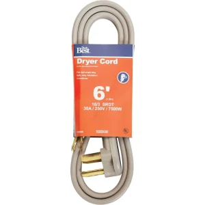 Do it Best 10/3 30-Amp Dryer Cord, 6 ft
