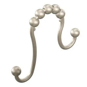 Moen Brushed Nickel Shower Curtain Rings, 12-Pack