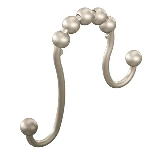 Moen Brushed Nickel Shower Curtain Rings, 12-Pack