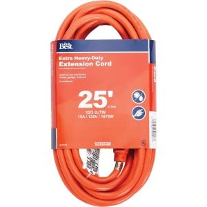 Do it Best 12/3 Heavy-Duty Outdoor Extension Cord, 25 ft