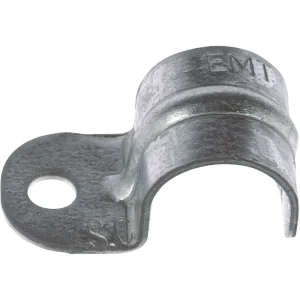 Halex 1/2″ Click-On EMT 1-Hole Conduit Strap, 100-Pack