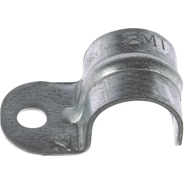 Halex 1/2″ Click-On EMT 1-Hole Conduit Strap, 100-Pack