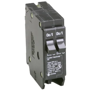 Eaton BD 15A/15A Double-Pole Duplex Circuit Breaker