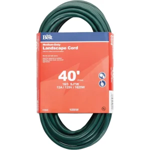 Do it Best Green 16/3 Landscape Extension Cord, 40 ft