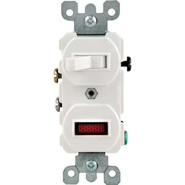 White Switch And Pilot Light