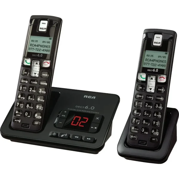 RCA Dect 6.0 Cordless Phone With 2 Handsets