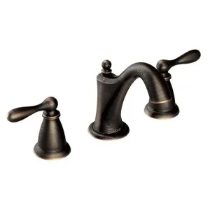 Moen Caldwell Mediterranean Bronze Two Handle High Arc Bathroom Faucet