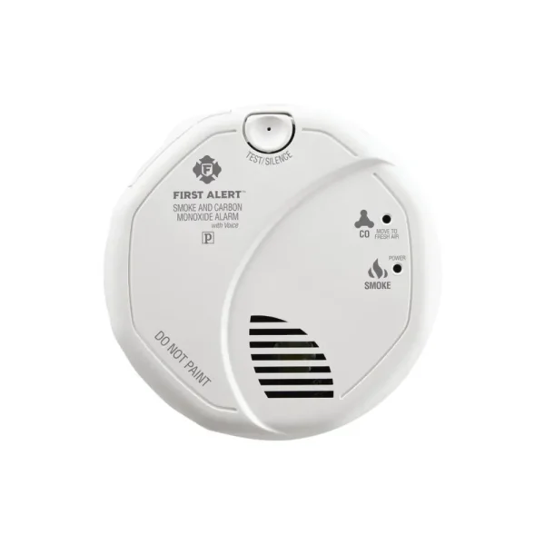 First Alert Hardwired Smoke & Carbon Monoxide Alarm with Voice Alert