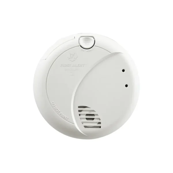 First Alert Hardwired Photoelectric Smoke Alarm with Battery Back-Up