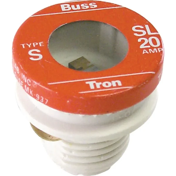 Bussmann Fuses 20A SL Plug Fuse, 3-Pack