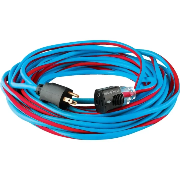 Channellock Blue & Red 14/3 Extension Cord, 100 ft