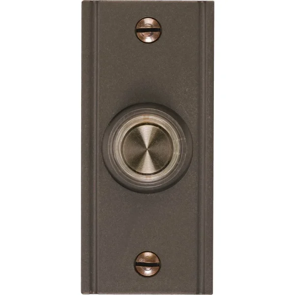 IQ America Wired Lighted Doorbell Push-Button