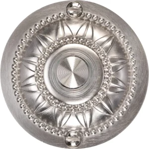 IQ America Medallion Design Lighted Doorbell Push-Button