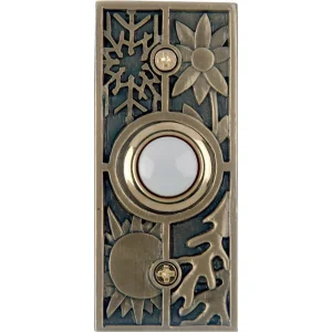 IQ America Wired Seasonal Doorbell Push-Button