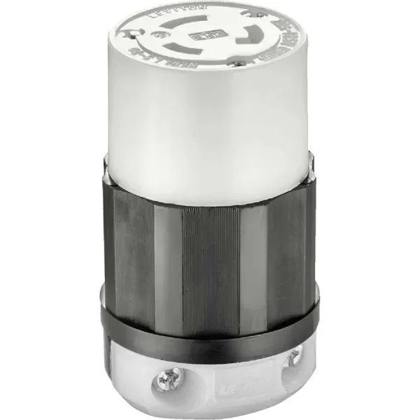 Leviton 20 Amp 3-Wire 2-Pole Industrial Grade Locking Cord Connector