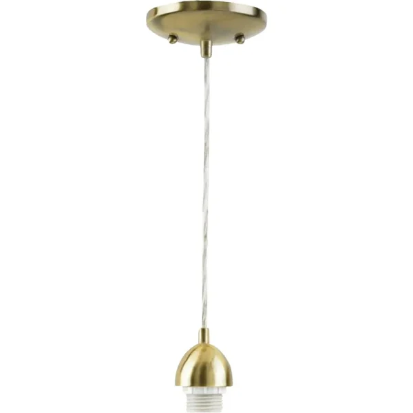 Westinghouse Indoor Mini Pendant, Antique Brass