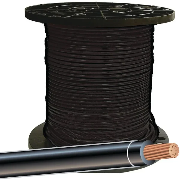 Southwire 500 Foot Stranded Black 6 AWG Thhn Wire