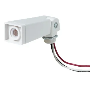 Do it Best Hard Wire White Floodlight Photocell Lamp Control