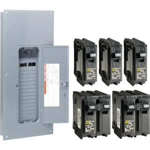 Square D Homeline Value Pack Main Breaker Plug-On Neutral Load Center