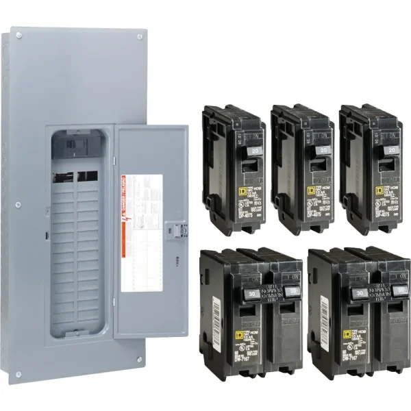Square D Homeline Value Pack Main Breaker Plug-On Neutral Load Center