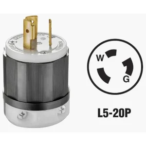 Leviton 20 Amp Industrial Grade Locking Cord Plug