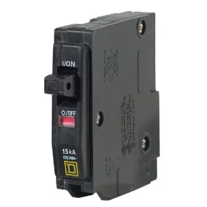 Square D QO 15A Single-Pole Circuit Breaker