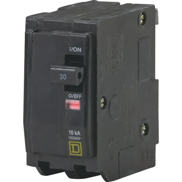 Square D QO 30A Double-Pole Circuit Breaker