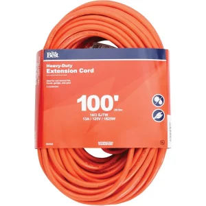 Do it Best Orange 14/3 Heavy-Duty Outdoor Extension Cord, 100 ft