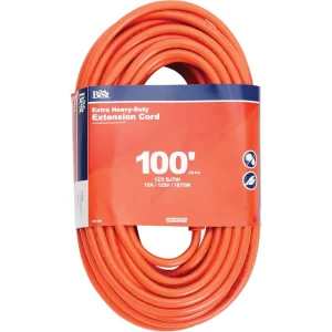 Do it Best Orange 12/3 Heavy-Duty Outdoor Extension Cord, 100 ft