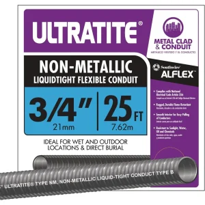 Southwire 3/4″ x 25′ Flexible Nonmetallic Conduit